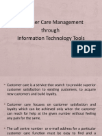 Customer Care MGT