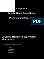Supply Chain Operations: Planning and Sourcing