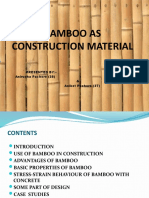 Bamboo As Construction Material