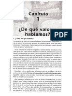 Capítulo 1 - de Qué Valores Hablamos - Santiago