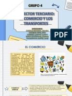 Actividad terciaria Comercio y transp.