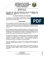 Alcaldia Municipal. 2016. Plan de Desarrollo Municipal 2016 - 2019