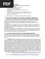 Historia de España. El Reinadode Isabel II. La Revolución Liberal.