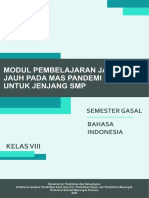 Bahasa Indonesia Kelas 8 Modul PJJ
