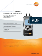 Testo 510 Pocket-Sized Differential Pressure Meter