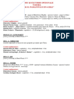 TRASEU ȘI EXCURSII OPȚIONALE TABĂRA “OCOLUL PAMANTULUI IN 6 ZILE ” - 2021