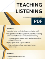 Teaching Listening