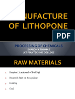 Manufacture of Lithopone