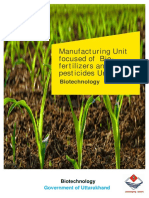 IP UK Manufacturing of Biofertilizers and Biopesticides
