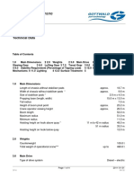 Mobile Harbour Crane Technical Data Sheet