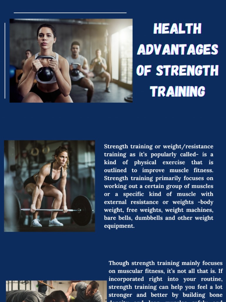 Health Advantages of Strength Training.. PDF