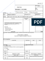 Disbursement Voucher: Appendix 32