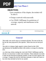 Study Case Phase 1: Objectives