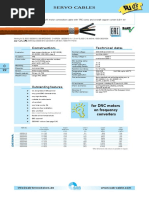 Servo Cables: Technical Data: Construction