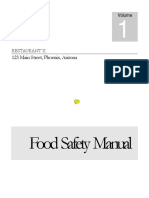 Food Safety Manual FDA