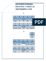 Datas Das Provas - FUND II - 9 ANO - 1 Trimestre