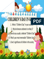 CHILDREN’S DAY IN KOREA