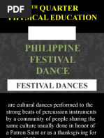 4 Quarter Physical Education: Philippine Festival Dance