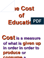 Cost of Education