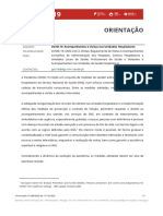 Orientação 38-2020 - COVID-19 - Acompanhantes e Visitas Nas Unidades Hospitalares