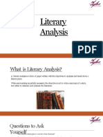 Components of Literary Analysis