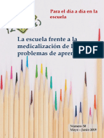 Revista 50 - La Escuela Frente a La Medicalización de Los Problemas de Aprendizaje