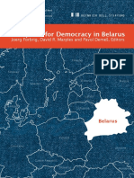 Prospects For Democracy in Belarus: Joerg Forbrig, David R. Marples and Pavol Demeš, Editors