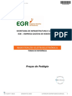 EGR MANUTENÇÃO ELETROELETRÔNICA - PRAÇAS DE PEDÁGIO