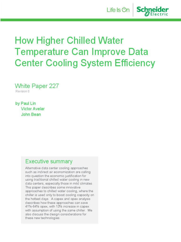 How Higher Chilled Water Temperature Can Improve Data Center Cooling ...