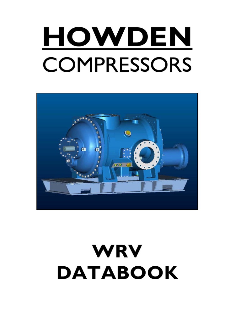 Howden WRV Compressor Databook | PDF | Piston | Bearing (Mechanical)