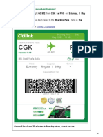 CGK PDG: Economy Regular / 20kg