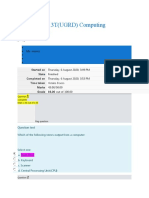 ITE6010 Compuuting Fundamentals quiz anskeys probabalydds ba