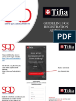 SQD (Guideline For Registration at Tifia)