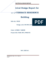 Electrical Design Report For G+3+Terrace Residence Building: Sub-City Bole Design Code: ES-3961/2015