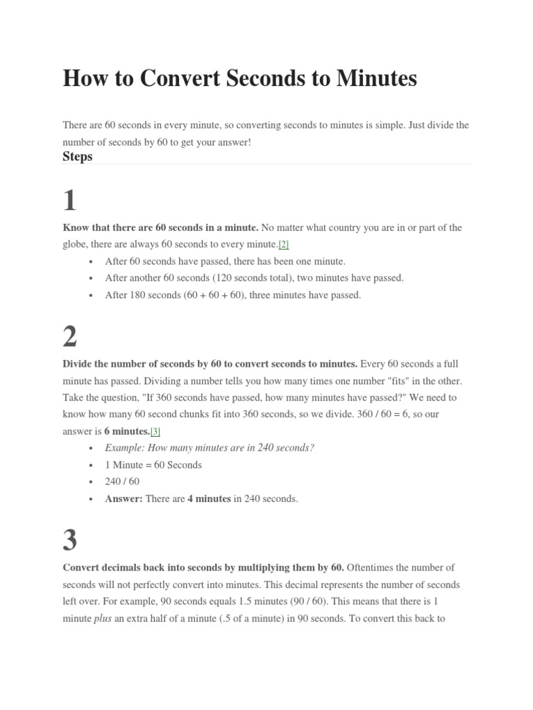 Quick Math Tip 18000 Seconds To Minutes Conversion - fimq080