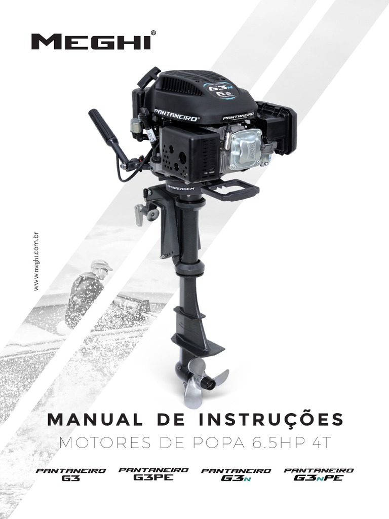 Manual Motor de Popa G3, G3PE e G3N | PDF | Hélice | Motores
