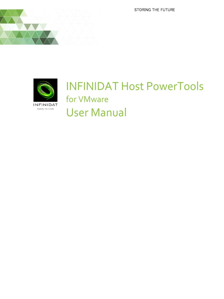 Host PowerTools For VMware 2.1 - User Manual | PDF | Virtual Machine ...