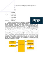 Project Title: Automatic Dam Gate Control System With Caution Alarm