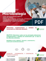 Alteración, Contamianción y Conservación de Diferentes Alimentos PDF