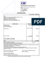 Proforma Invoice: Confederation of Indian Industry
