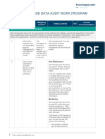 KL - Systems and Data Audit Work Program