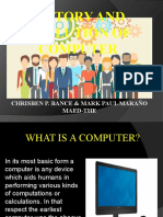 History and Evolution of Computer: Chrisben P. Bance & Mark Paul Maraño Maed-The