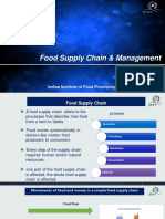 Food Supply Chain and Management