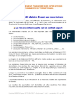 Environement Financier Des Opérations Du Commerce International - Module 02