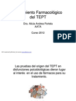 farmacoterpia del TEPT 2012