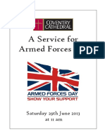 Armed Forces Day Service 2013-06-29