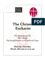 Chrism Eucharist 2013