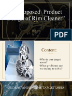 "A Proposed Product Design of Rim Cleaner": Bsme-Bsie
