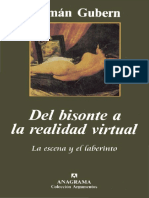 GUBERN, Roman-Del Bisonte A La Realidad Virtual