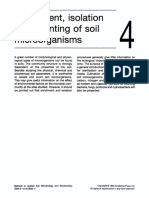 Enrichment, Isolation and Counting of Soil Microorganisms